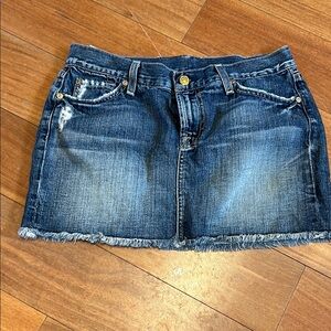 7 for all Mankind Bling Miniskirt